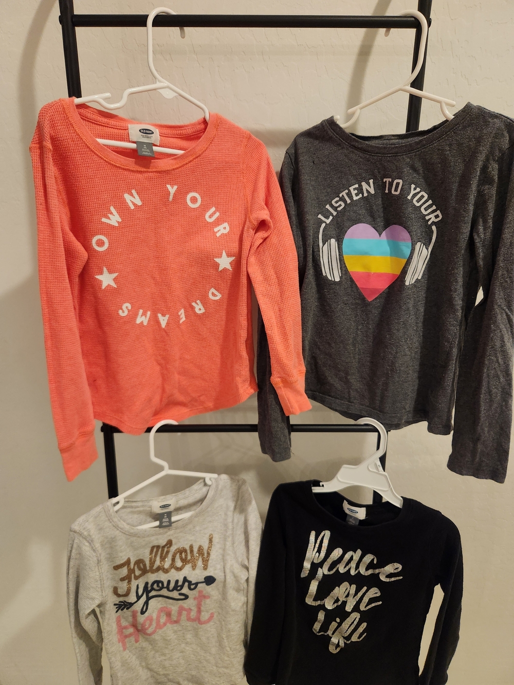 Girls Old Navy Long-Sleeve Tops